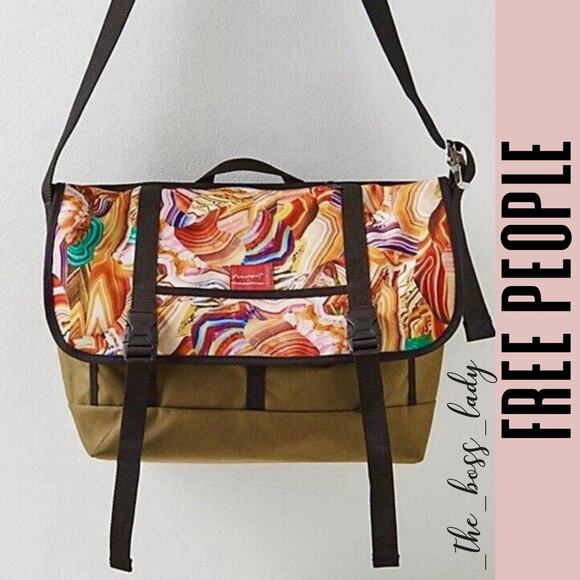 Free People bag messenger bag durable quality work travel laptop bag crossbody - Picture 1 of 10